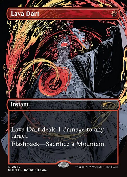 【Raised Foil】(SLD-RR)Lava Dart/溶岩の投げ矢 【No.2042】