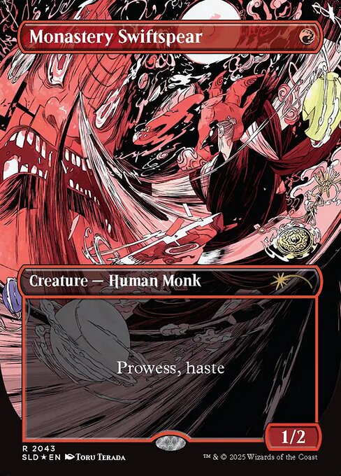【Raised Foil】(SLD-RR)Monastery Swiftspear/僧院の速槍 【No.2043】