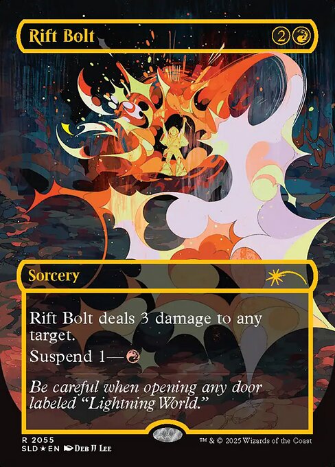 【Raised Foil】(SLD-RR)Rift Bolt/裂け目の稲妻 【No.2055】