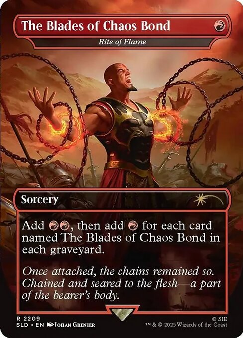 (SLD-RR)『The Blades of Chaos Bond』Rite of Flame/炎の儀式 【No.2209】