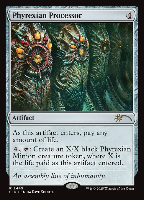(SLD-RA)Phyrexian Processor/ファイレクシアの処理装置 【No.2445】