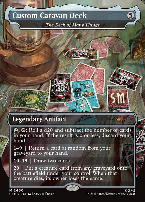 (SLD-MA)『Custom Caravan Deck』The Deck of Many Things/デック・オヴ・メニー・シングズ 【No.2460】