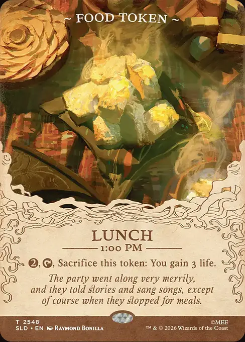 (SLD-TA)Food Token/食物トークン 【No.2548】