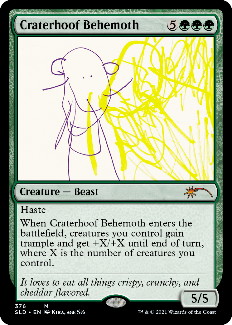(SLD-MG)Craterhoof Behemoth/孔蹄のビヒモス【No.376】