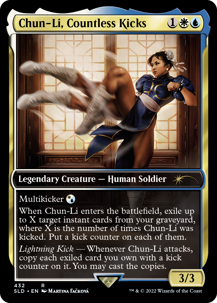 【Foil】(SLD-RM)Chun-Li, Countless Kicks【No.432】