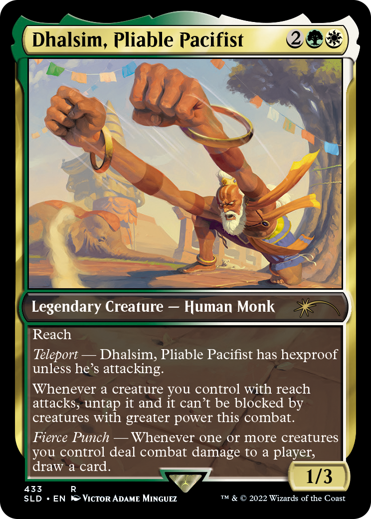 【Foil】(SLD-RM)Dhalsim, Pliable Pacifist【No.433】