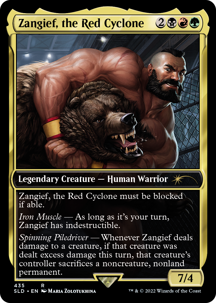 【Foil】(SLD-RM)Zangief, the Red Cyclone【No.435】