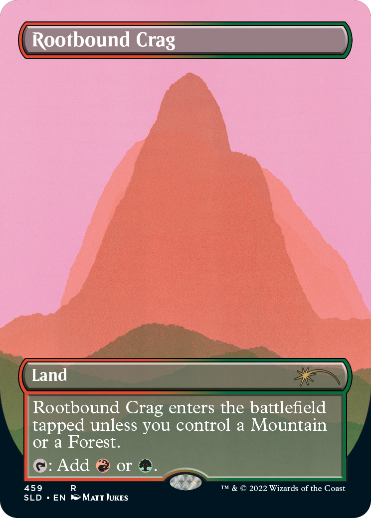 【Foil】(SLD-RL)Rootbound Crag/根縛りの岩山【No.459】