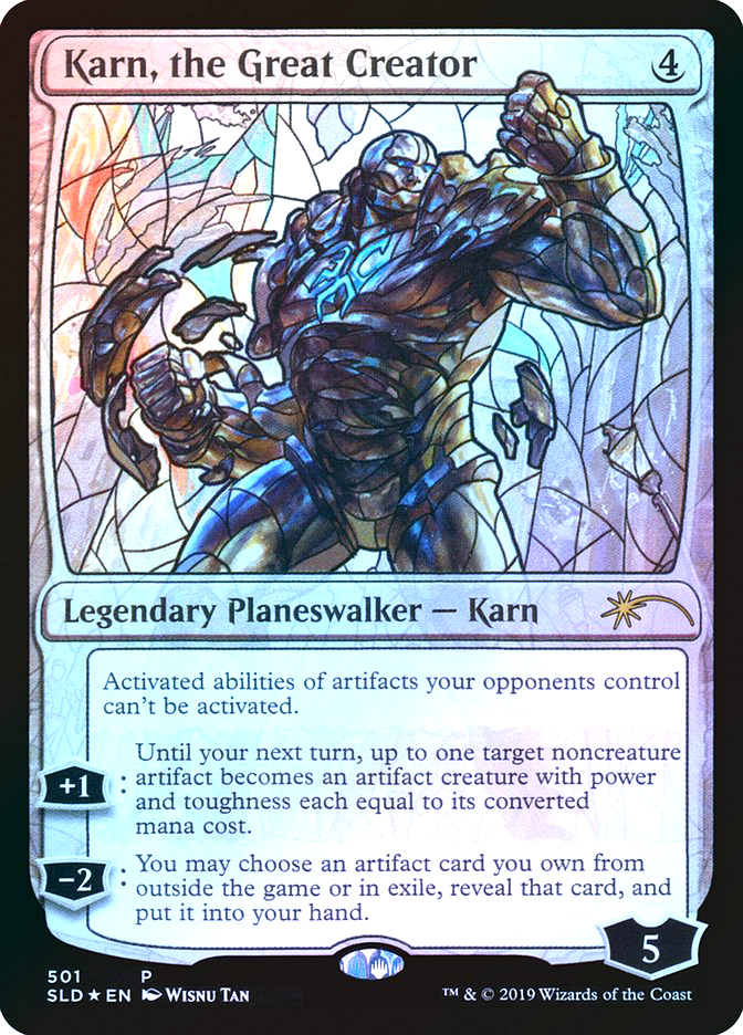 【Foil】(SLD-RC)Karn, the Great Creator/大いなる創造者、カーン【No.501】