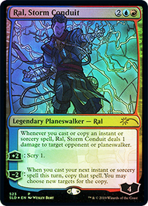 【Foil】(SLD-RM)Ral, Storm Conduit/嵐の伝導者、ラル