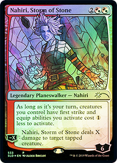 【Foil】(SLD-UM)Nahiri, Storm of Stone/石の嵐、ナヒリ