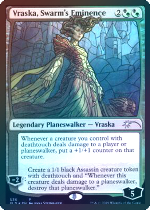 【Foil】(SLD-UM)Vraska, Swarm's Eminence/群集の威光、ヴラスカ