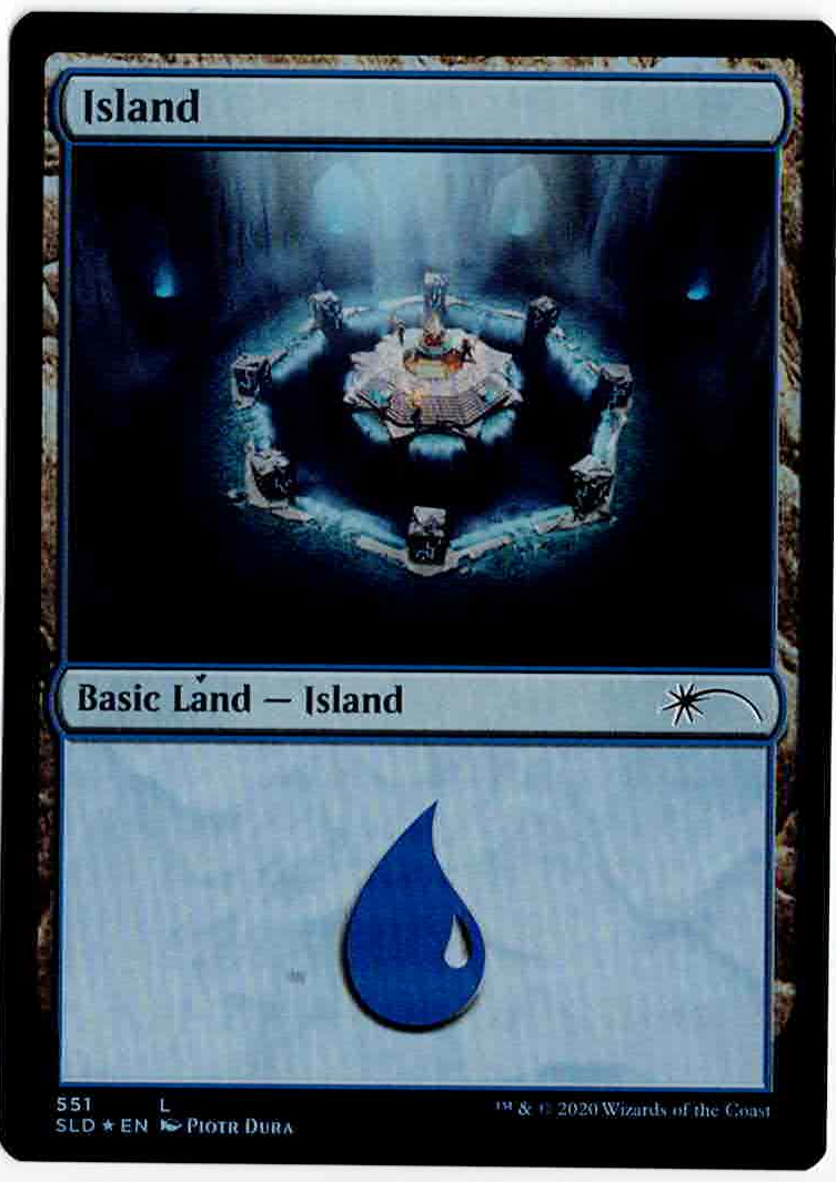 【Foil】(SLD-RL)Island/島【No.551】