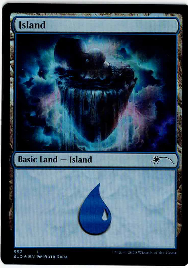 【Foil】(SLD-RL)Island/島【No.552】