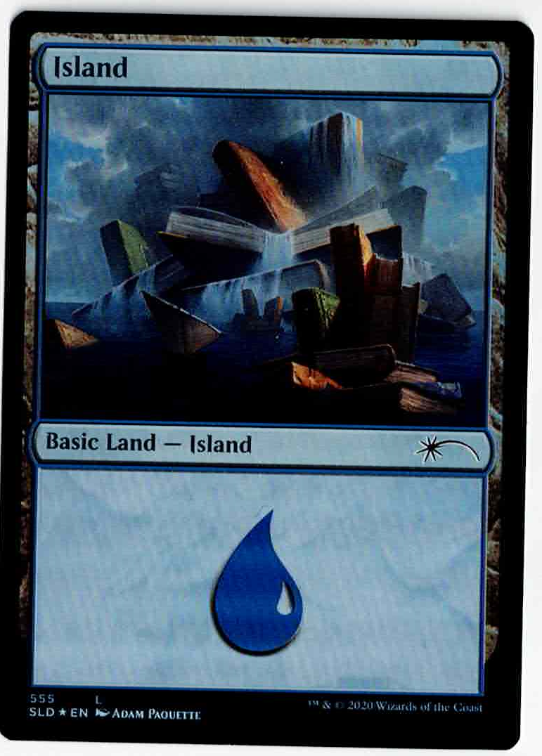 【Foil】(SLD-RL)Island/島【No.555】