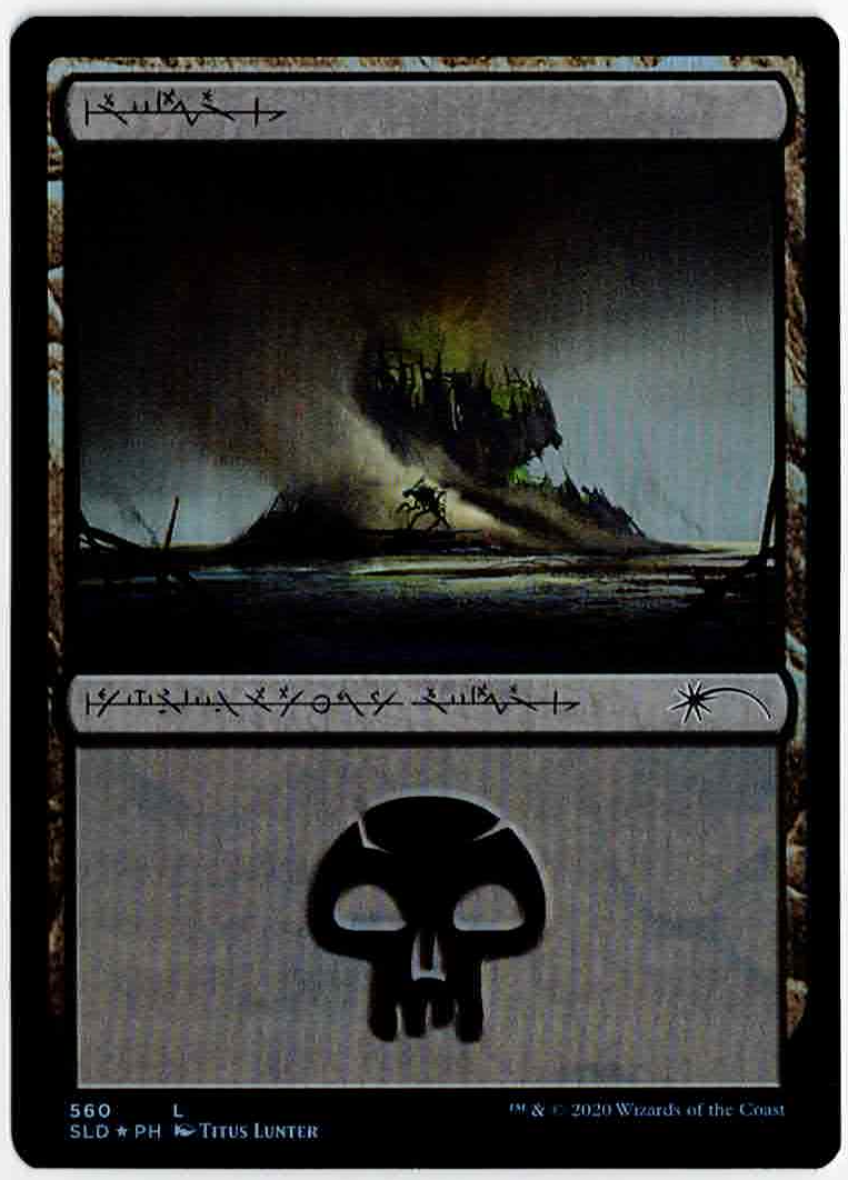【Foil】(SLD-RL)Swamp/沼【No.560】
