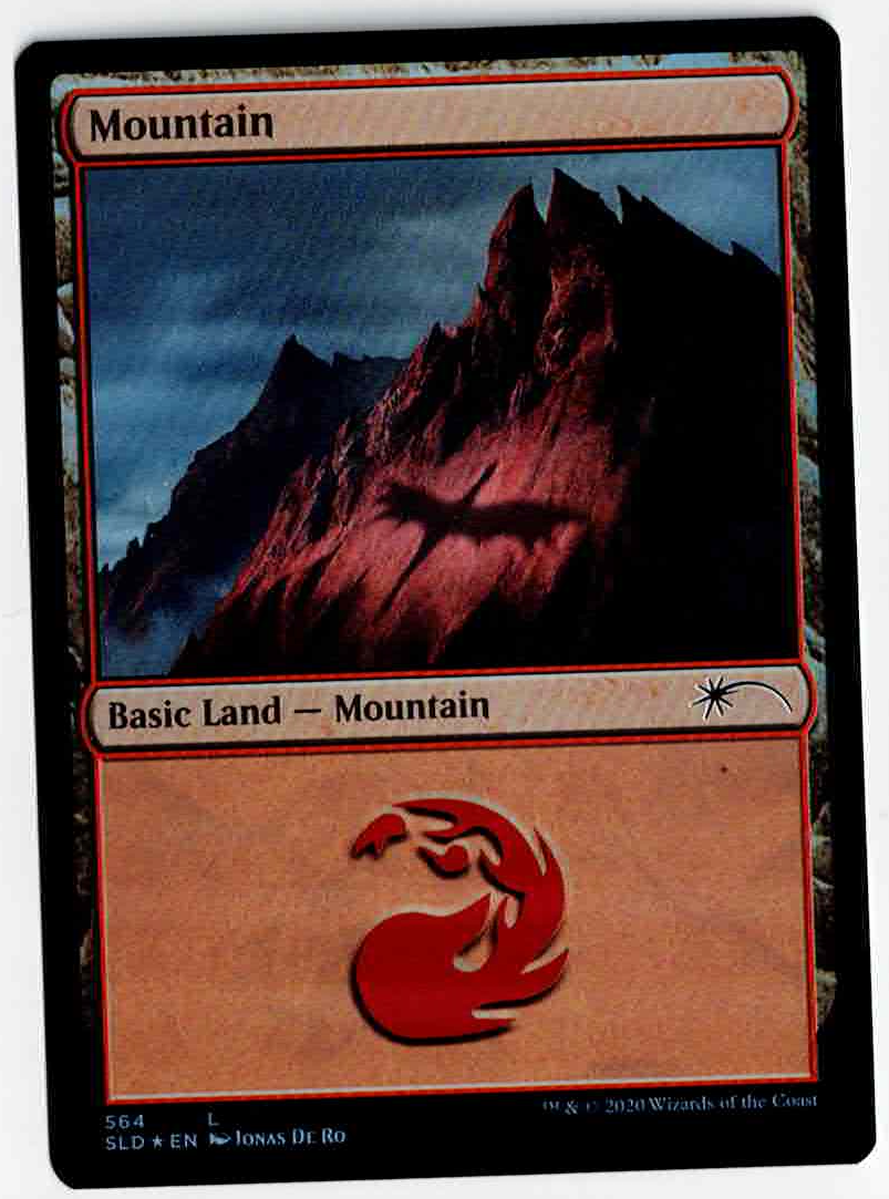 【Foil】(SLD-RL)Mountain/山【No.564】