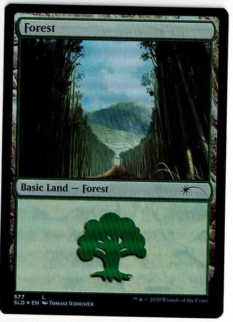 【Foil】(SLD-RL)Forest/森【No.577】