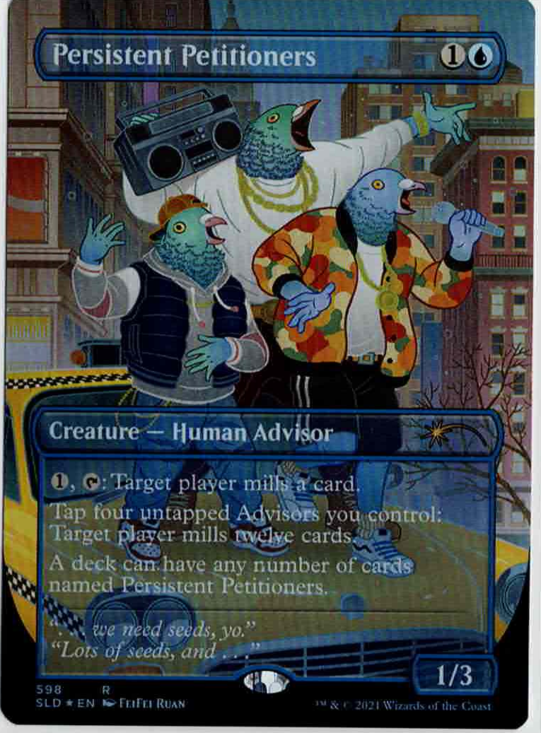 【Foil】(SLD-RU)Persistent Petitioners/しつこい請願者【No.598】