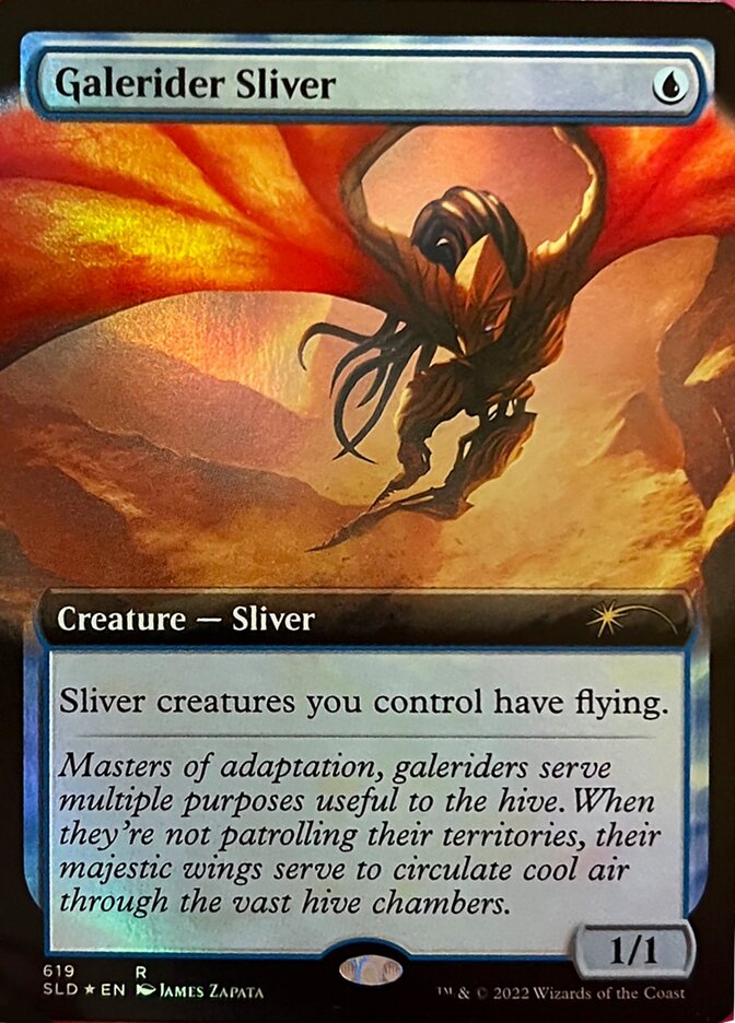 【Foil】(SLD-RU)Galerider Sliver/風乗りスリヴァー【No.619】