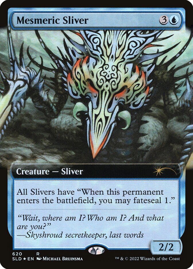 【Foil】(SLD-RU)Mesmeric Sliver/催眠スリヴァー【No.620】