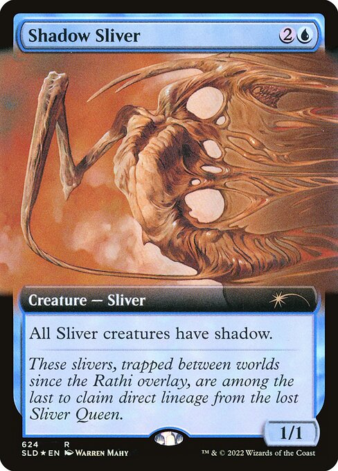 【Foil】(SLD-RU)Shadow Sliver/陰影スリヴァー【No.624】