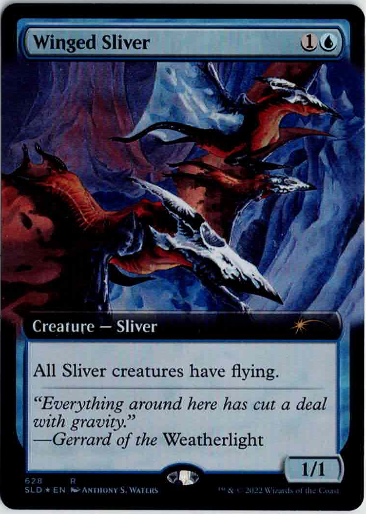 【Foil】(SLD-RU)Winged Sliver/有翼スリヴァー【No.628】