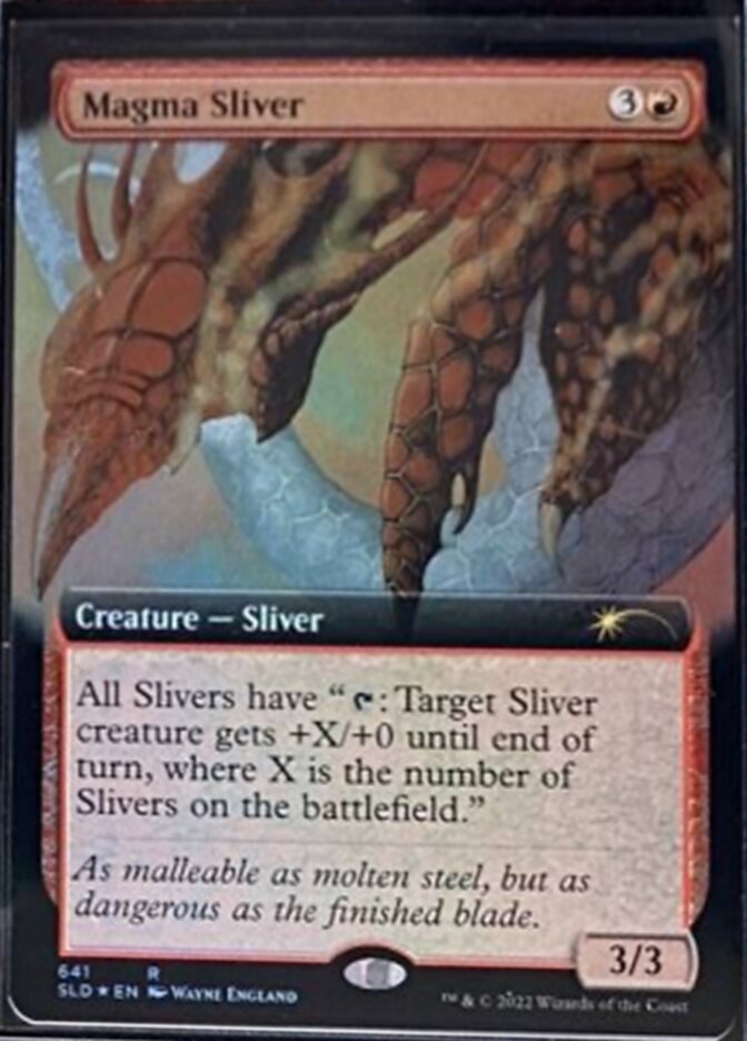 【Foil】(SLD-RR)Magma Sliver/溶岩スリヴァー【No.641】