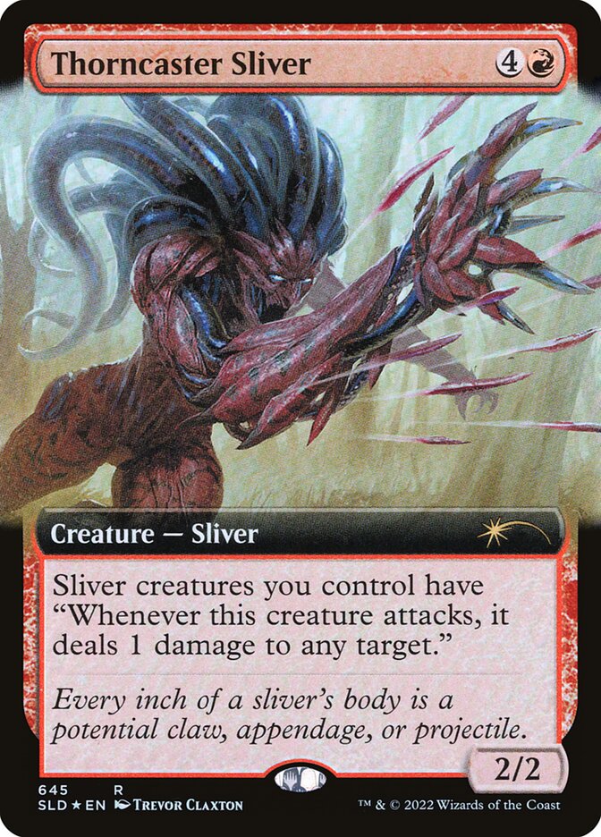 【Foil】(SLD-RR)Thorncaster Sliver/茨投スリヴァー【No.645】