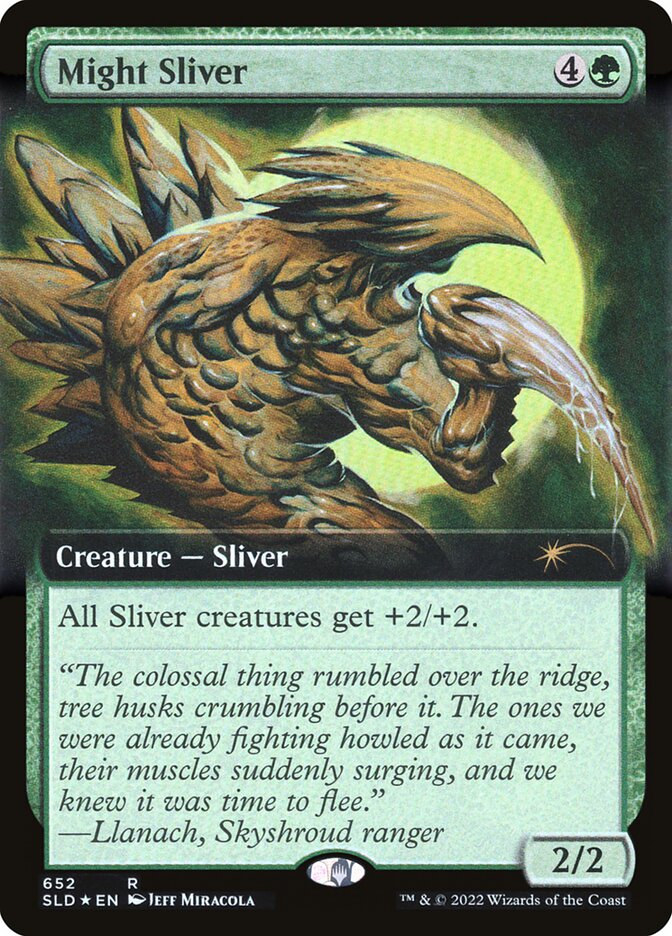 【Foil】(SLD-RG)Might Sliver/増力スリヴァー【No.652】