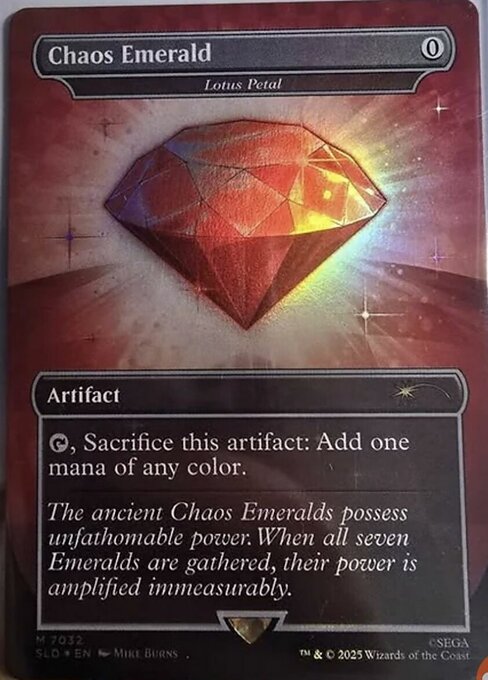 【Foil】(SLD-MA)『Chaos Emerald』Lotus Petal/水蓮の花びら 【No.7032】