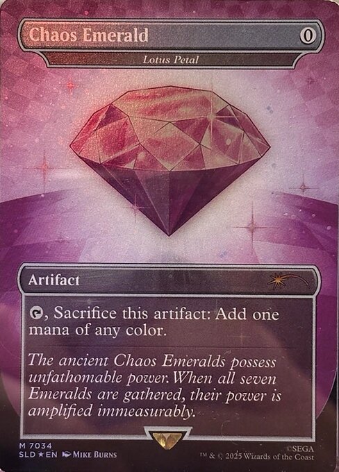 【Foil】(SLD-MA)『Chaos Emerald』Lotus Petal/水蓮の花びら 【No.7034】