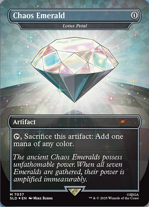 【Foil】(SLD-MA)『Chaos Emerald』Lotus Petal/水蓮の花びら 【No.7037】