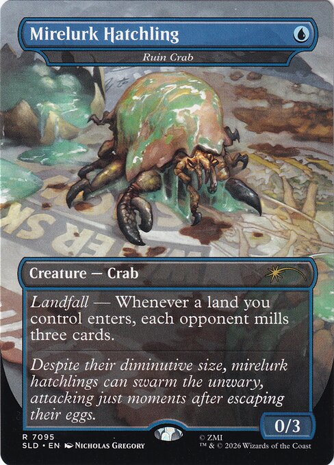 (SLD-RU)『Mirelurk Hatchling』Ruin Crab/遺跡ガニ 【No.7095】