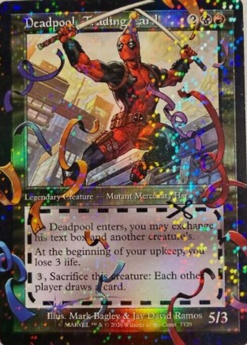 (SLD-MM)Deadpool, Trading Card 【No.7129】