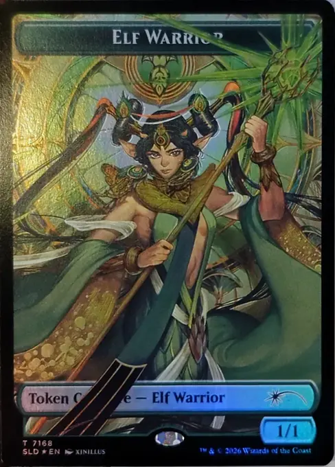 (SLD-TG)Elf Warrior Token/エルフ・戦士トークン 【No.7168】