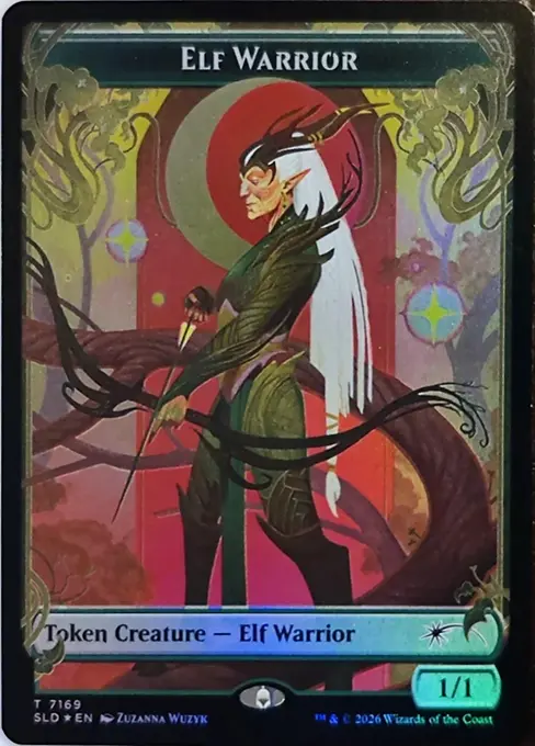 (SLD-TG)Elf Warrior Token/エルフ・戦士トークン 【No.7169】