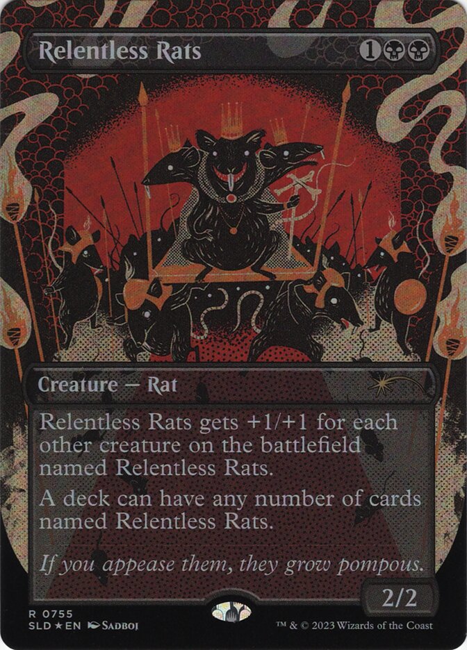 執拗なネズミ Relentless Rats SLD757 psa10 foil 執拗なネズミ