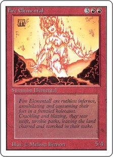 (2ED-UR)Fire Elemental/炎の精霊