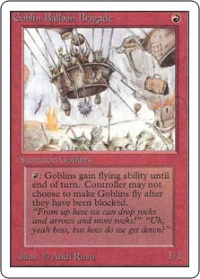 (2ED-UR)Goblin Balloon Brigade/ゴブリン気球部隊