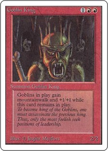 (2ED-RR)Goblin King/ゴブリンの王