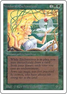 (2ED-RG)Verduran Enchantress/新緑の女魔術師