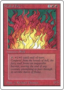 (2ED-UR)Wall of Fire/炎の壁