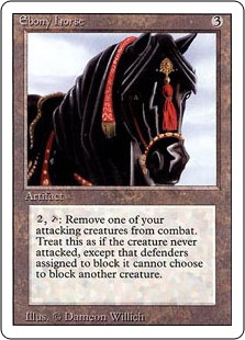 (3ED-RA)Ebony Horse/黒檀の馬