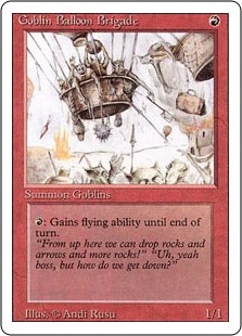 (3ED-UR)Goblin Balloon Brigade/ゴブリン気球部隊