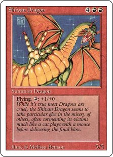 (3ED-RR)Shivan Dragon/シヴ山のドラゴン