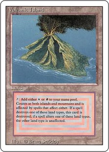 (3ED-RL)Volcanic Island【白枠欧州言語】
