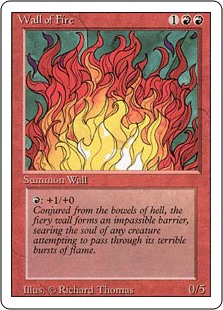 (3ED-UR)Wall of Fire/炎の壁