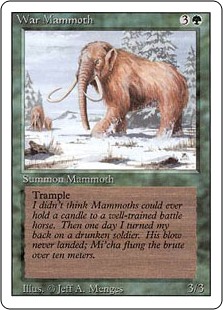 (3ED-CG)War Mammoth/ウォー・マンモス