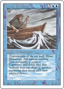 (3ED-UU)Water Elemental/水の精霊